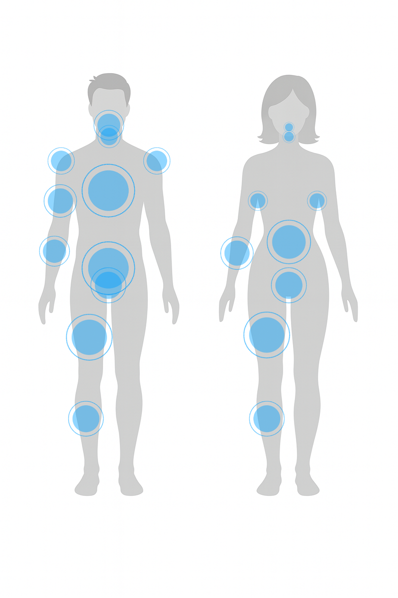 Quelles zones peut-on traiter ?